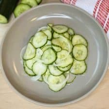 Marinated Cucumbers