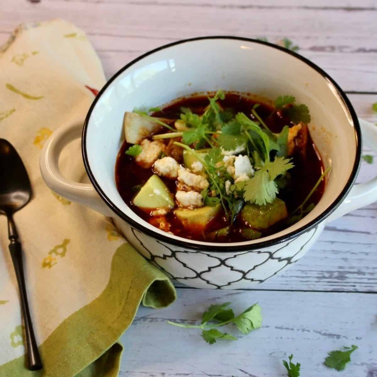 Hearty Chicken Tortilla Soup - The Measured Scoop