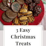 Pinterest coverpage for 3 easy christmas treats.