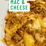 Pinterest coverpage for guinness mac & cheese.