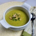 Featured photo for asparagus broccoli soup