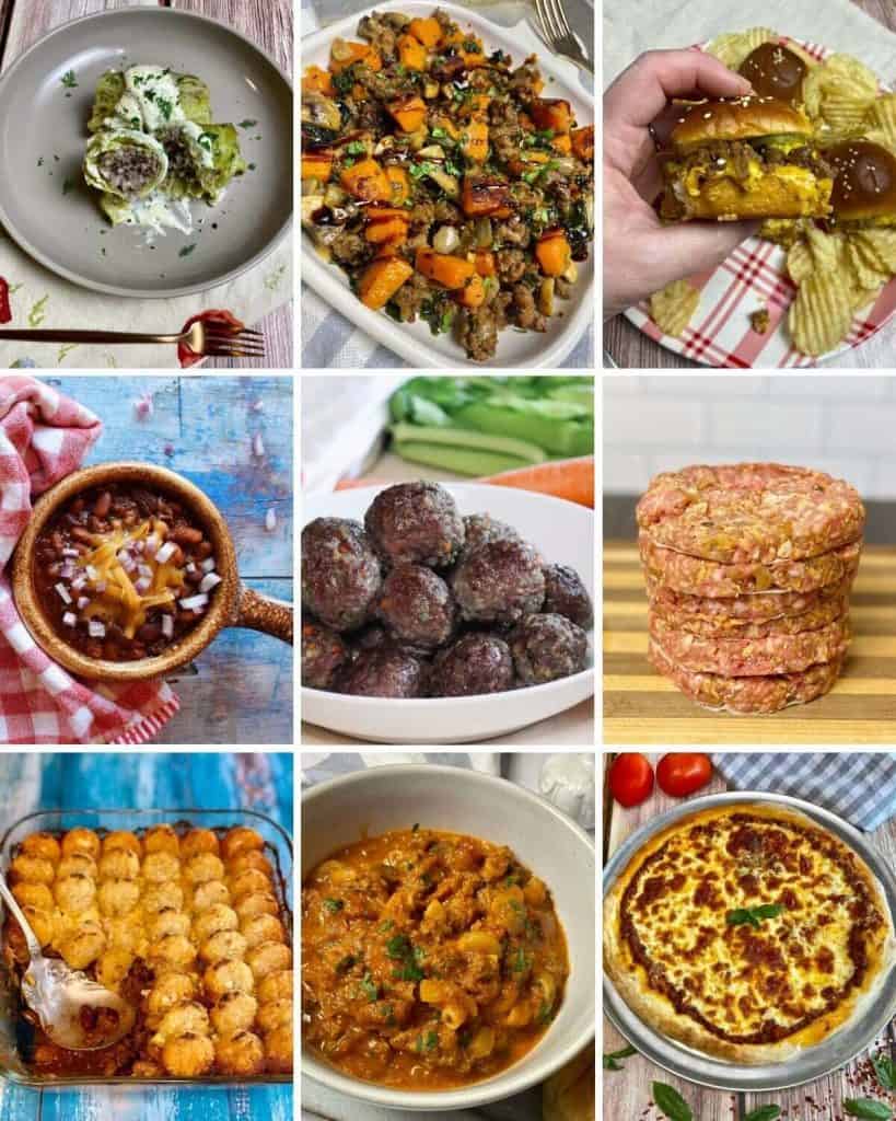 9 pictures of ground beef recipes from the measured scoop.