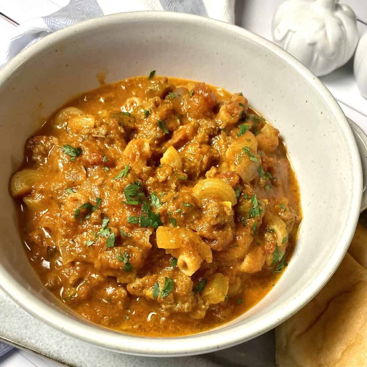 One-Pot American Goulash - The Measured Scoop