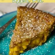 Pinterest coverpage for cardamom apple pie.